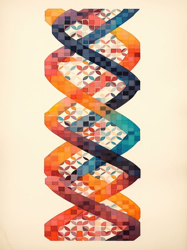 Dna Art Abstract Painting 18