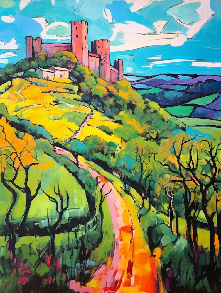 Volterra Italy 3 Fauvist Painting