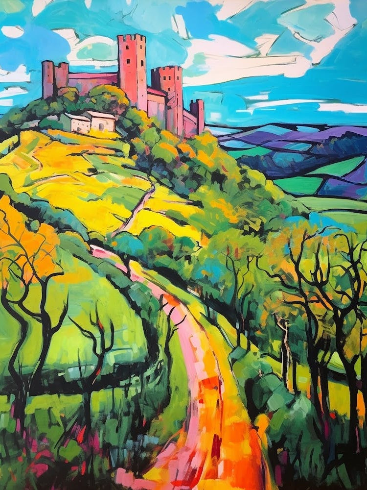 Volterra Italy 3 Fauvist Painting