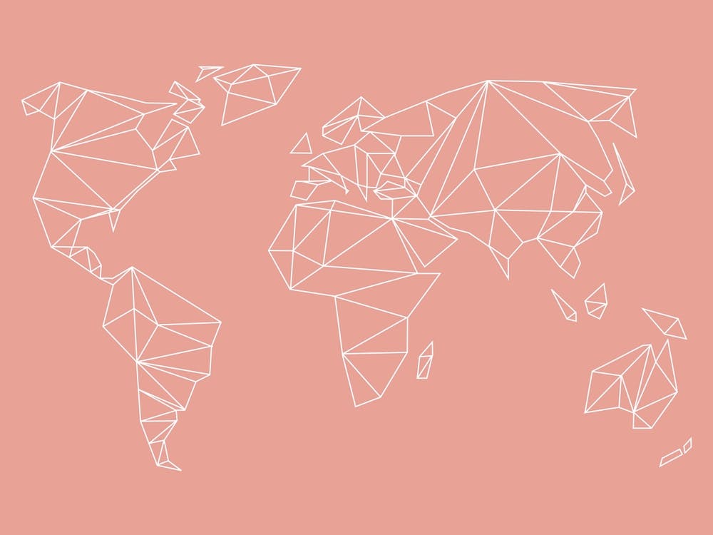 Geometrical World Blush