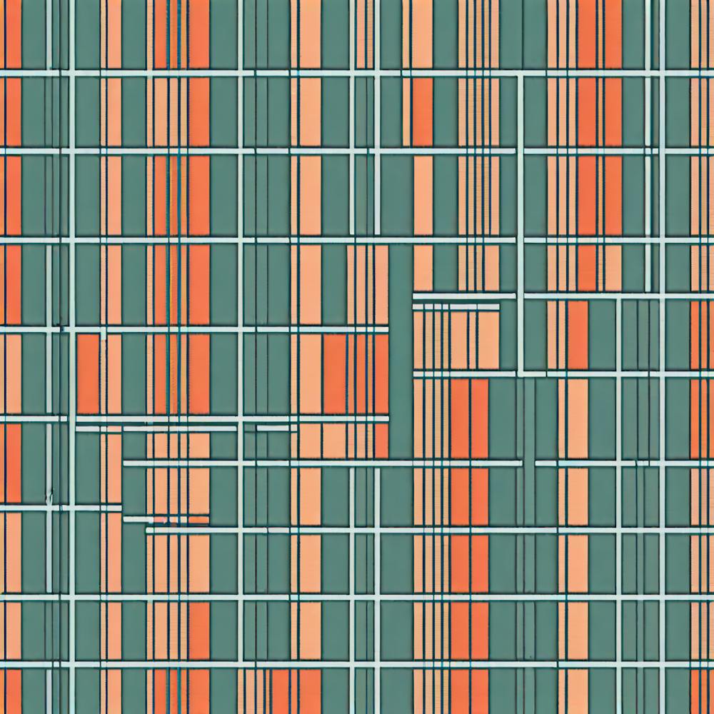 Tartan Pattern Mid Century, seamless flat pattern, 241