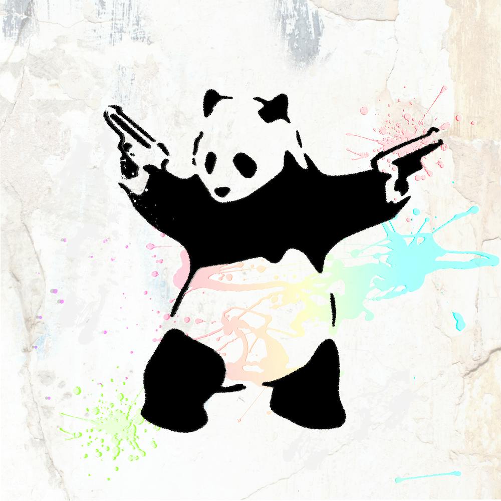 GUNSLINGER PANDA | HQ Vector version | POP ART WORLD 2023 |