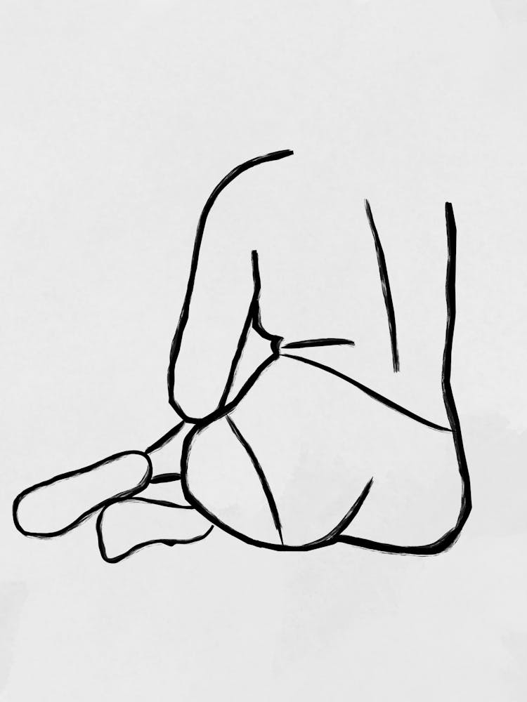 Woman Sitting On The Floor