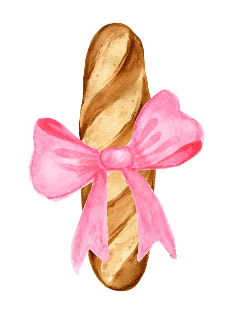 Bread With Pink Bow