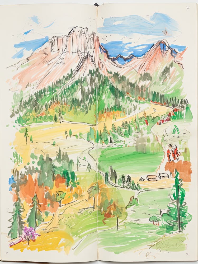 Amangani Jackson Hole, Wyoming Illustration de Conte de Fées de Station Balnéaire 2