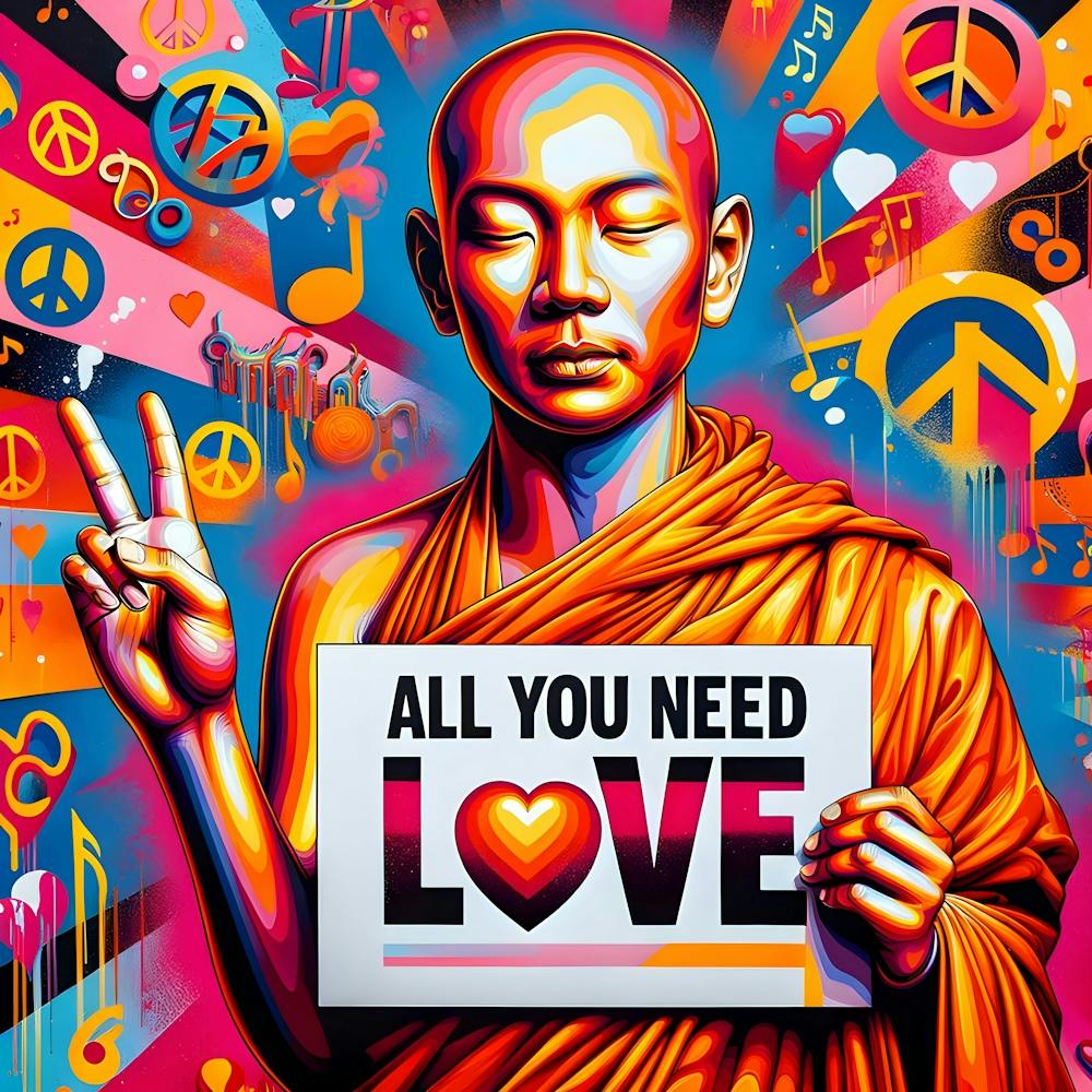 Serene Transcendence: The Love Within