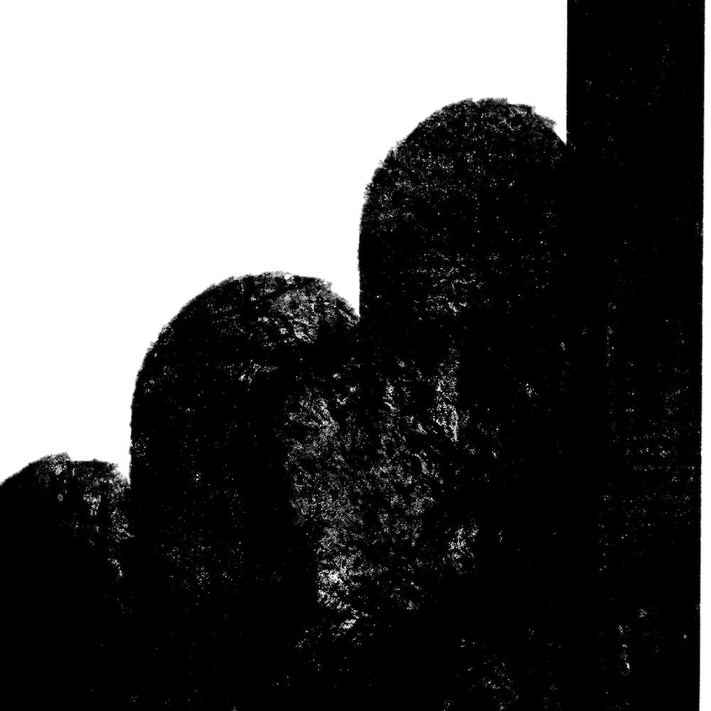 Abstract Black And White Grunge Painting vol. 9