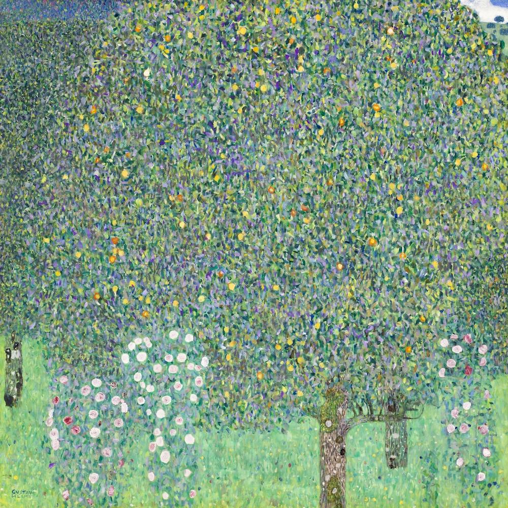 Rosebushes Under The Trees (1905), Gustav Klimt