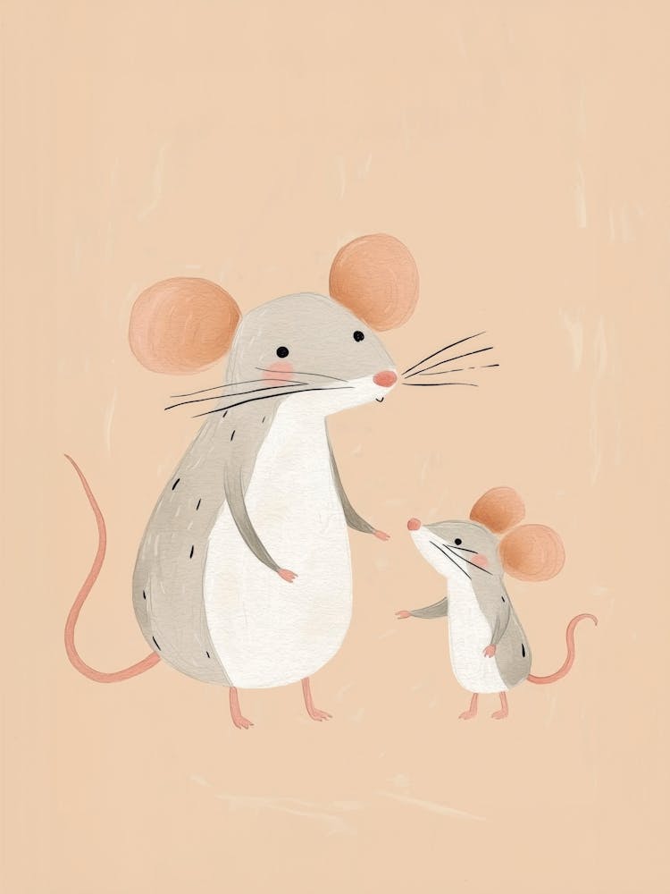 Mommy and baby mouse