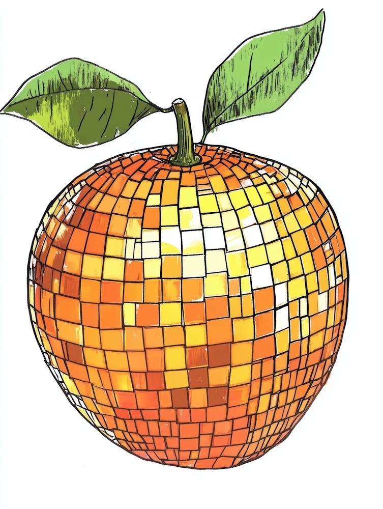 Mosaic Orange 1
