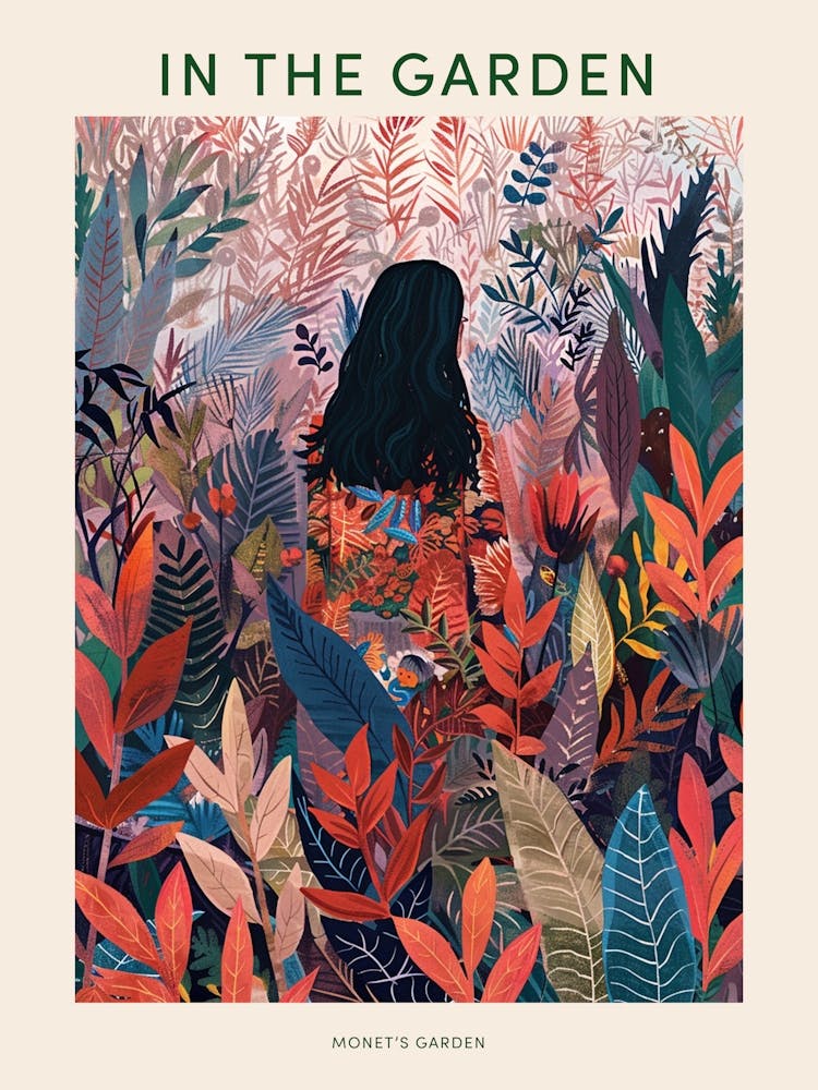 In The Garden Poster Monet S Garden France 8