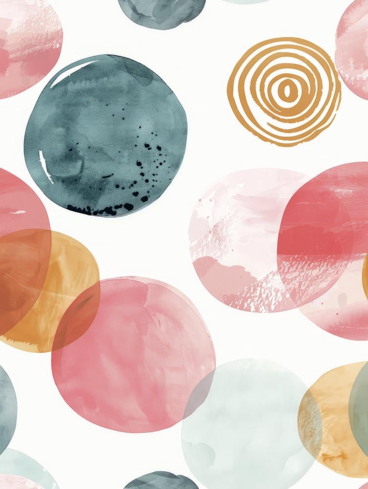 Watercolor Circles 2