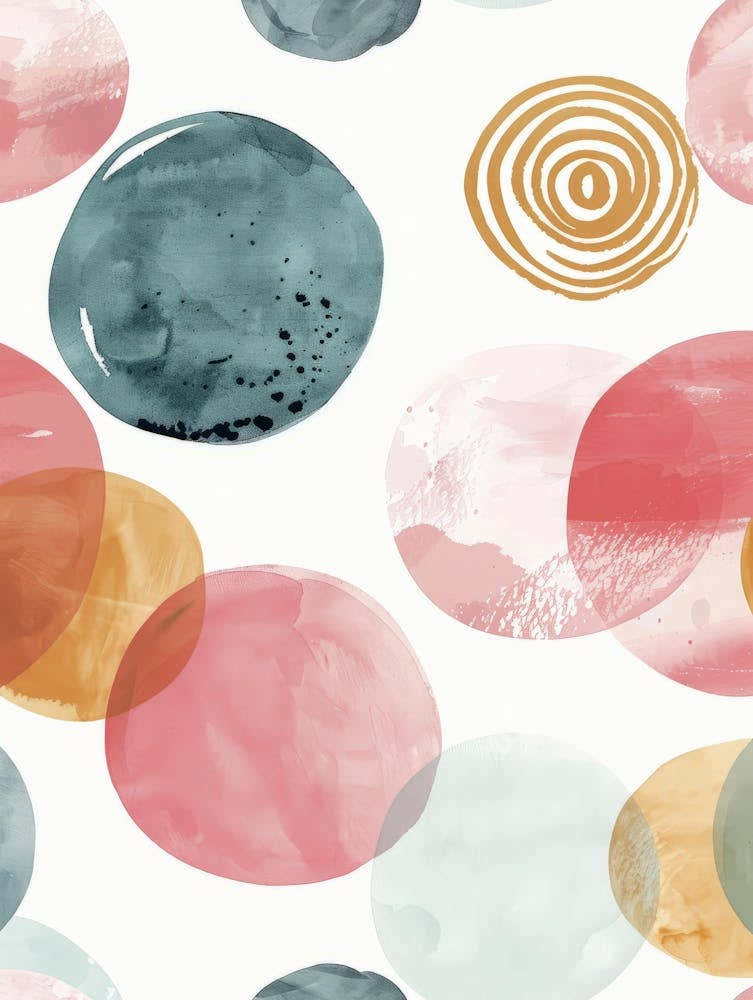 Watercolor Circles 2