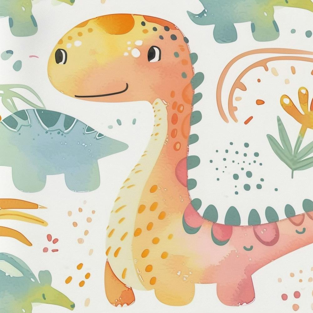 Cute Spiky Pattern Dinosaur 1