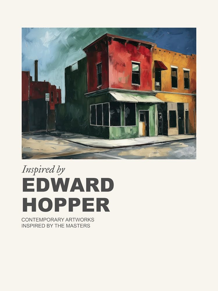 Museum Poster Inspired By Edward Hopper 1