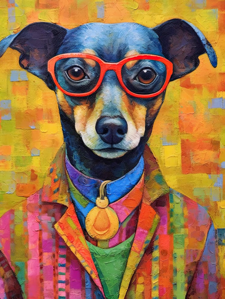Dogwalk Couture; Canine Fashion In Oil Painting