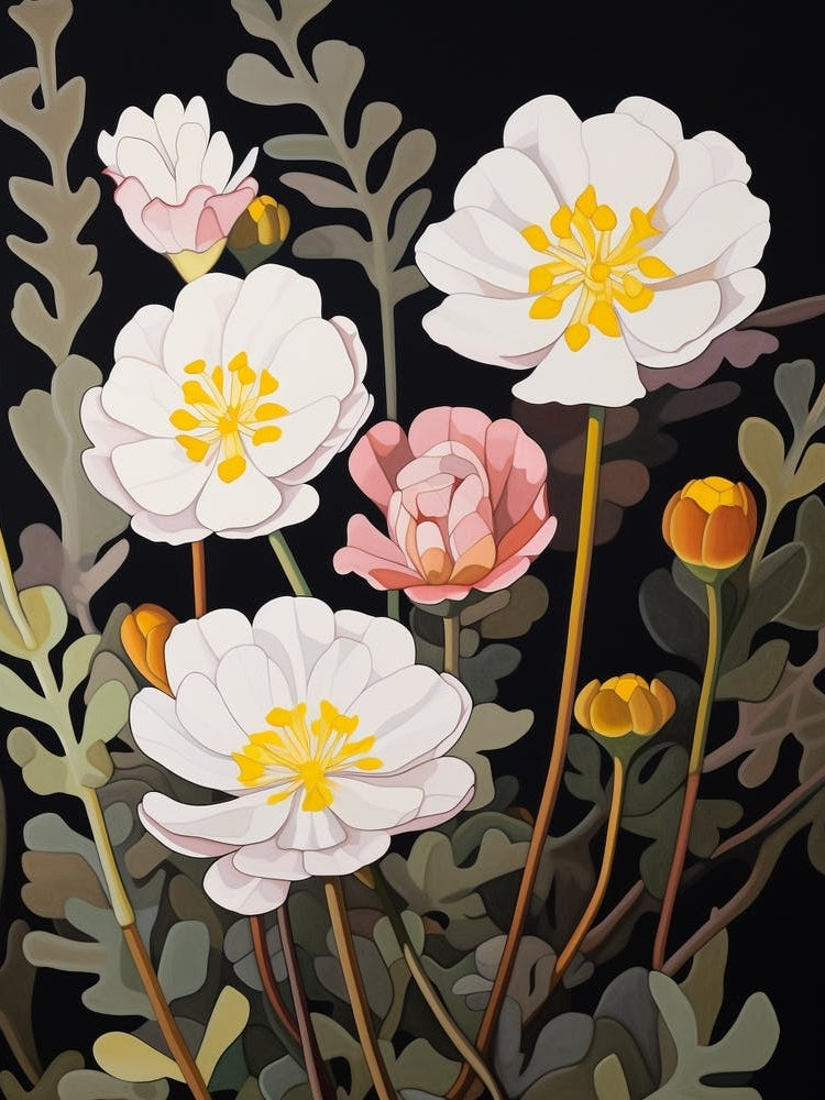 Flower Illustration Portulaca 3