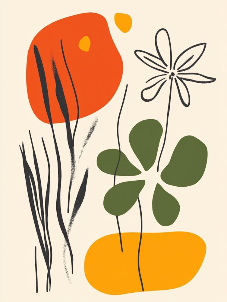 Fleurs et Herbe