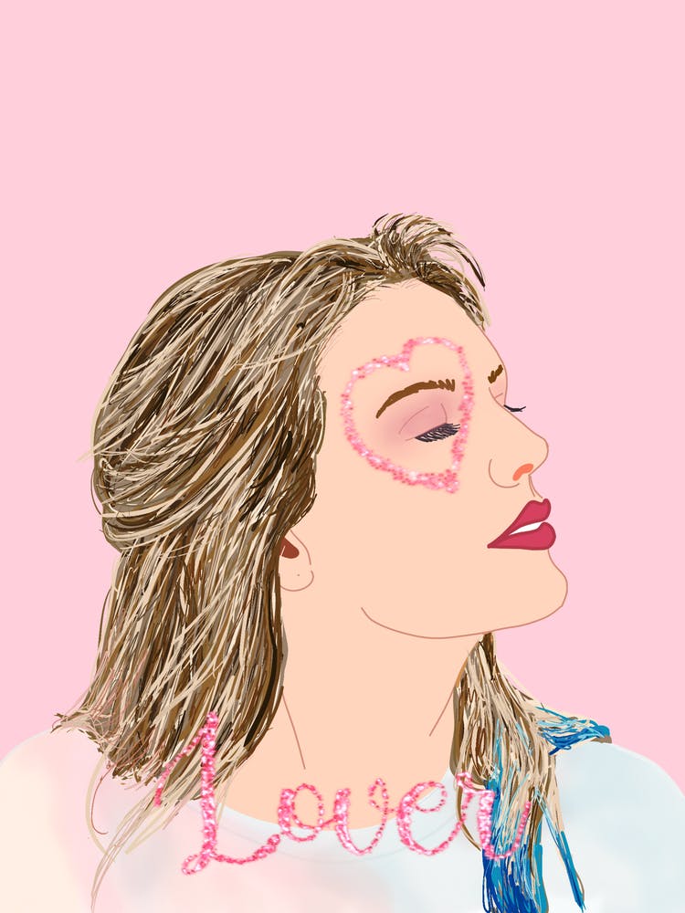 Lover Era -  Taylor Swift portrait 