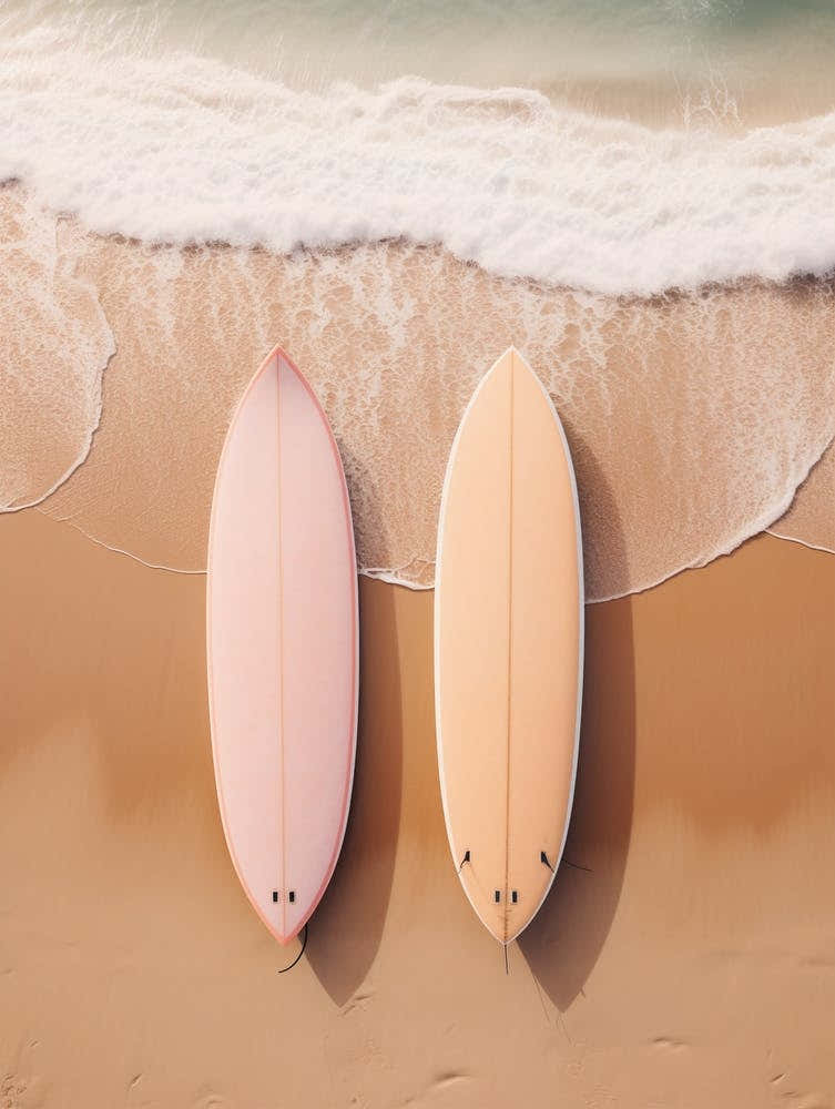 surfboards laying on the beach 5