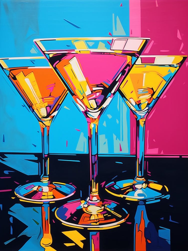 Pop Art Vivid Martini 4
