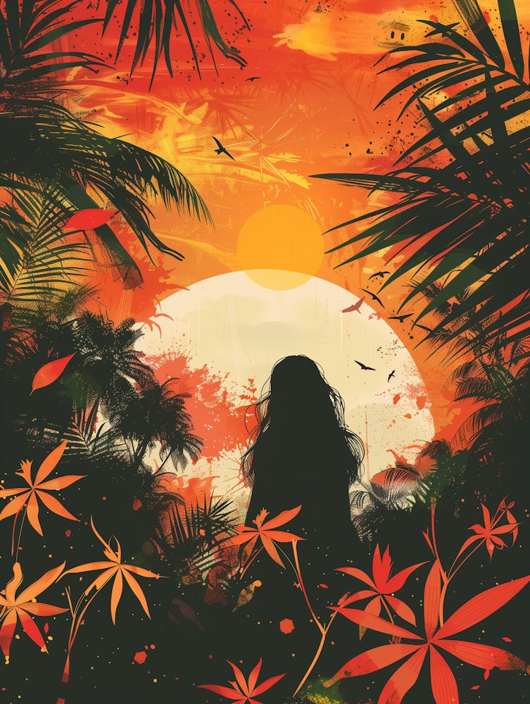 Sunset In The Jungle 4
