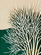 Acropora Austera Iii Linocut