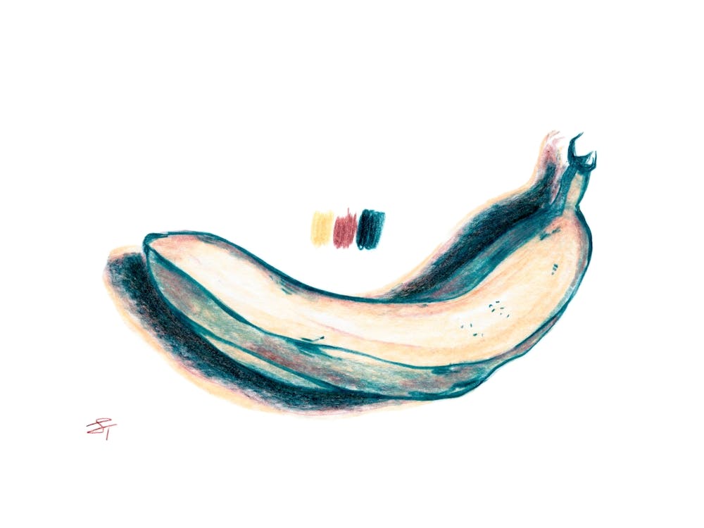 Banana Kitchen Drawing