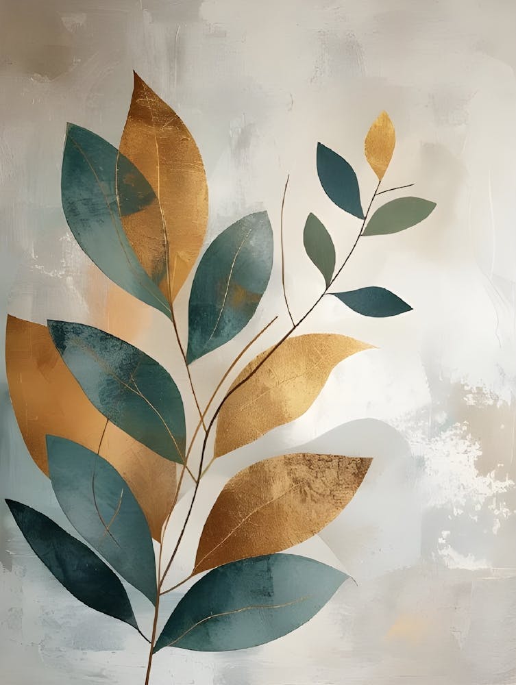 Gold Leaf Canvas Print