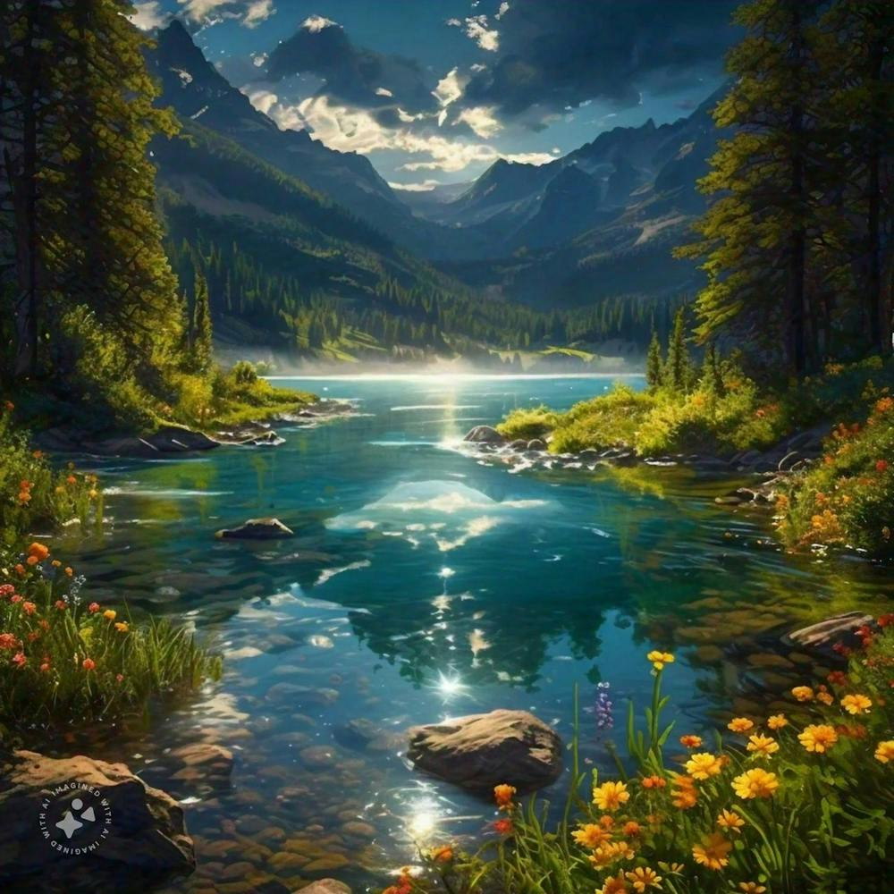 Beautiful scene of nature