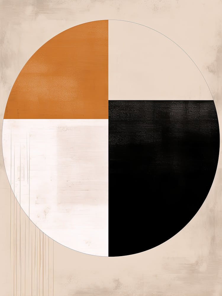 Abstract Allegro: Circles of Beige Harmony
