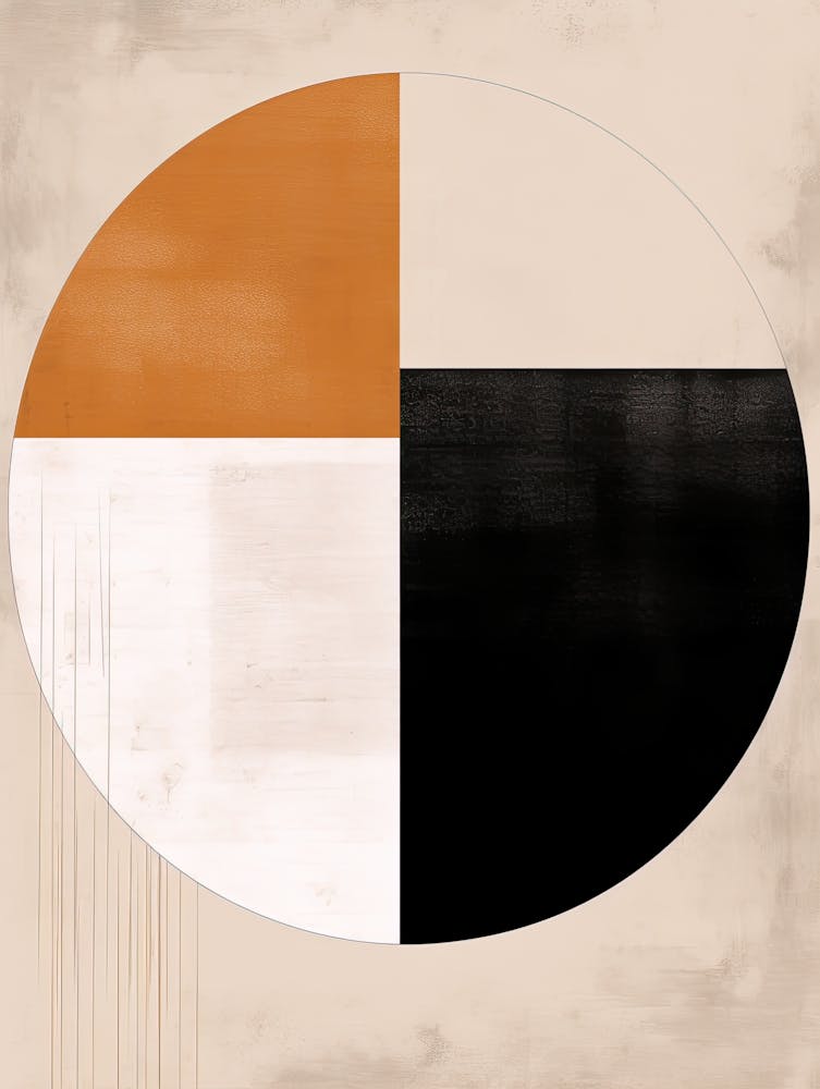 Abstract Allegro: Circles of Beige Harmony