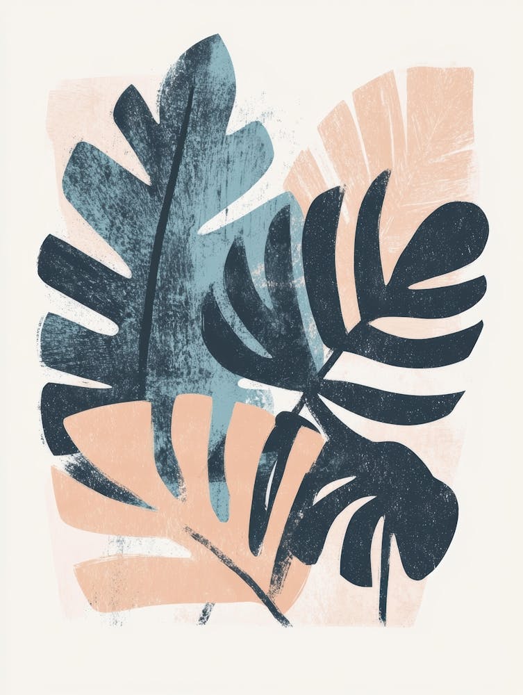 Tropical Leaves Canvas Print 9