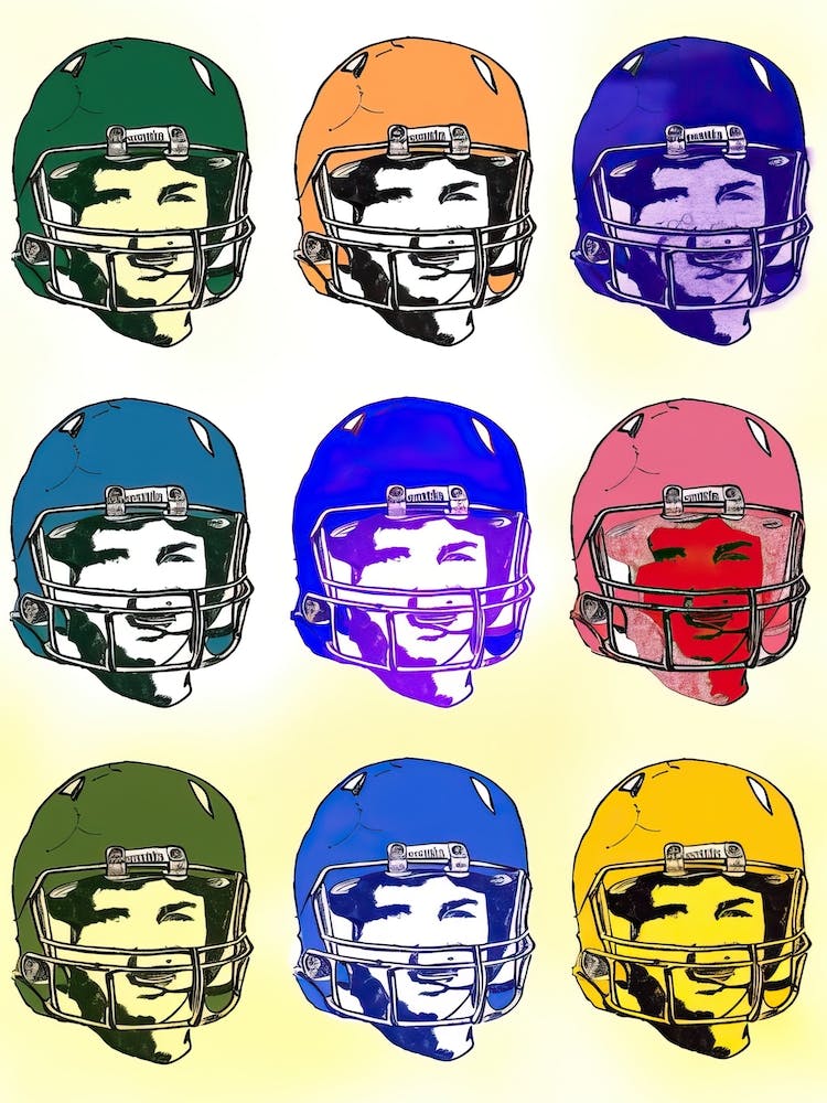 American Football Pop Art 2