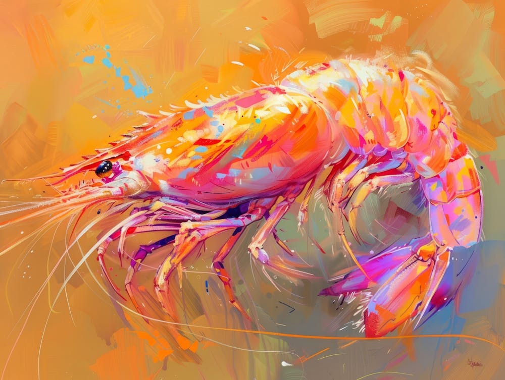 Shrimp Painting