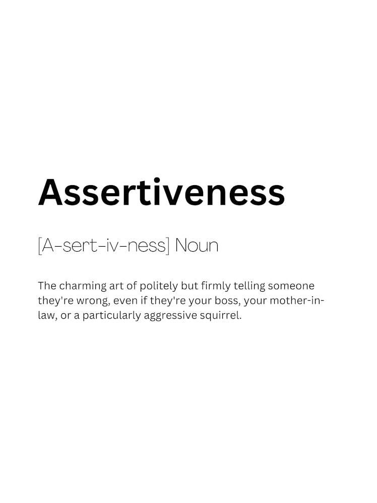 Assertiveness Definition Meaning 1