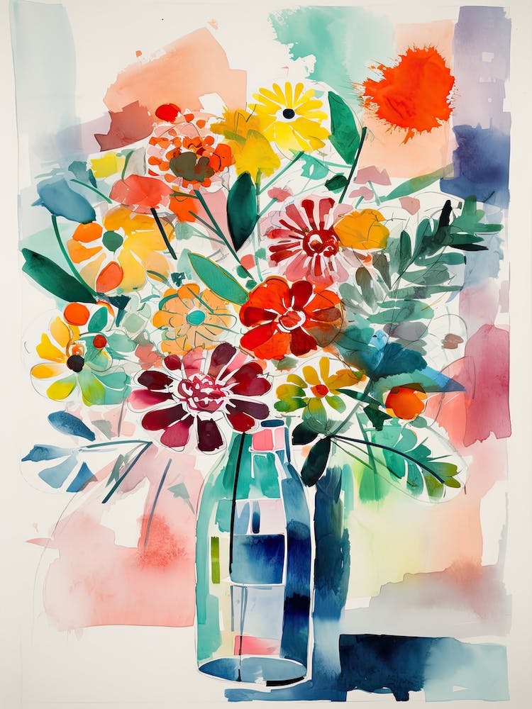 Stocks Flower Illustration 2