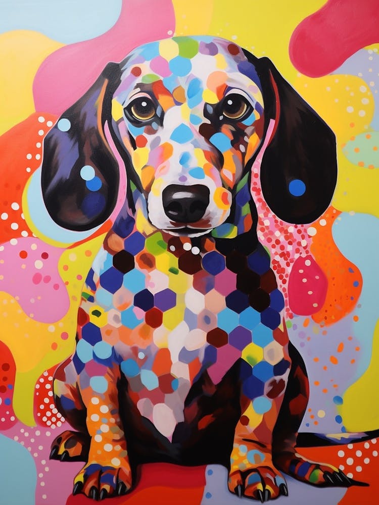 Dachshund Pop Art Inspired 1