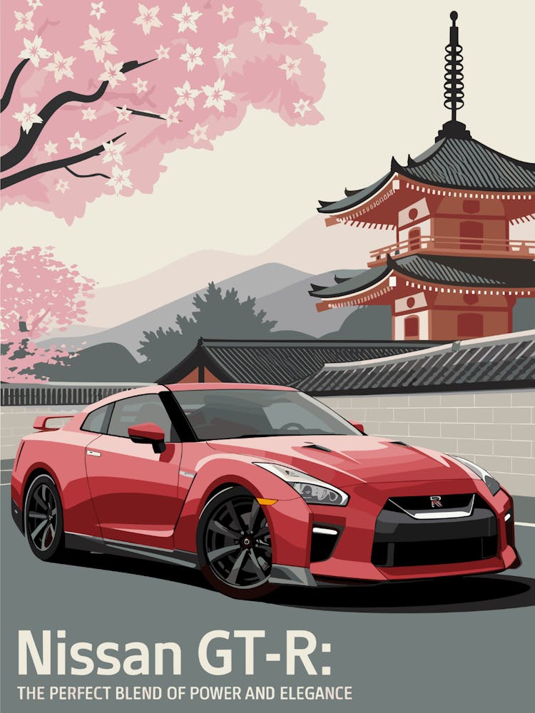 Japanese Gtr Sport Car