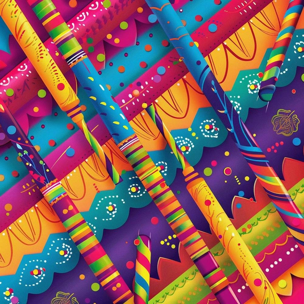 Colorful Paisley Pattern