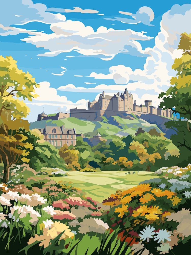 Royal Botanic Garden Edinburgh United Kingdom Illustration 3
