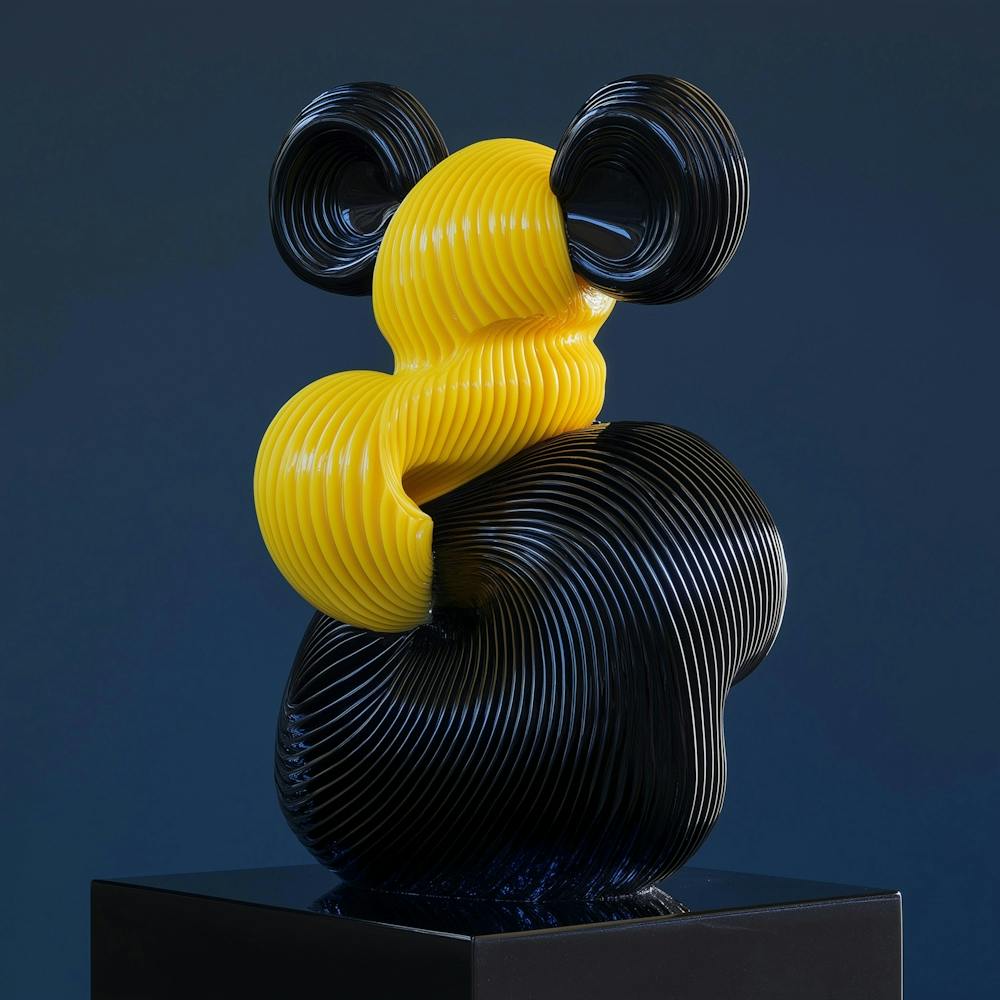 Mickey Mouse Sculpture