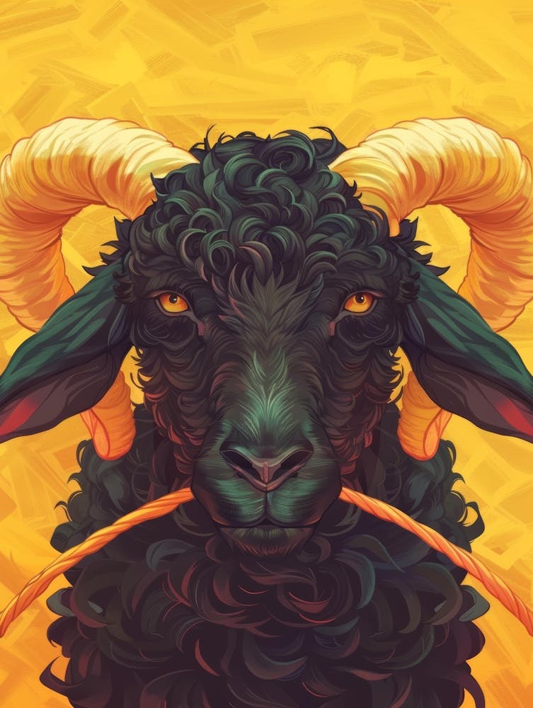 Sheep With Horns