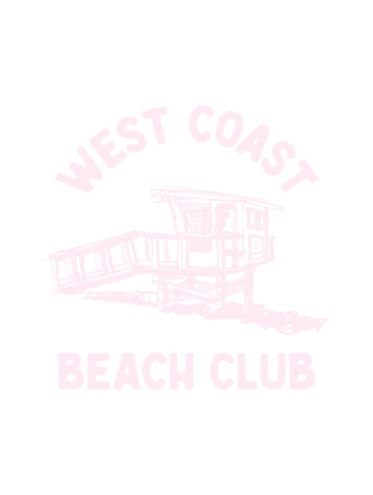 West Coast Beach Club - Light Pink