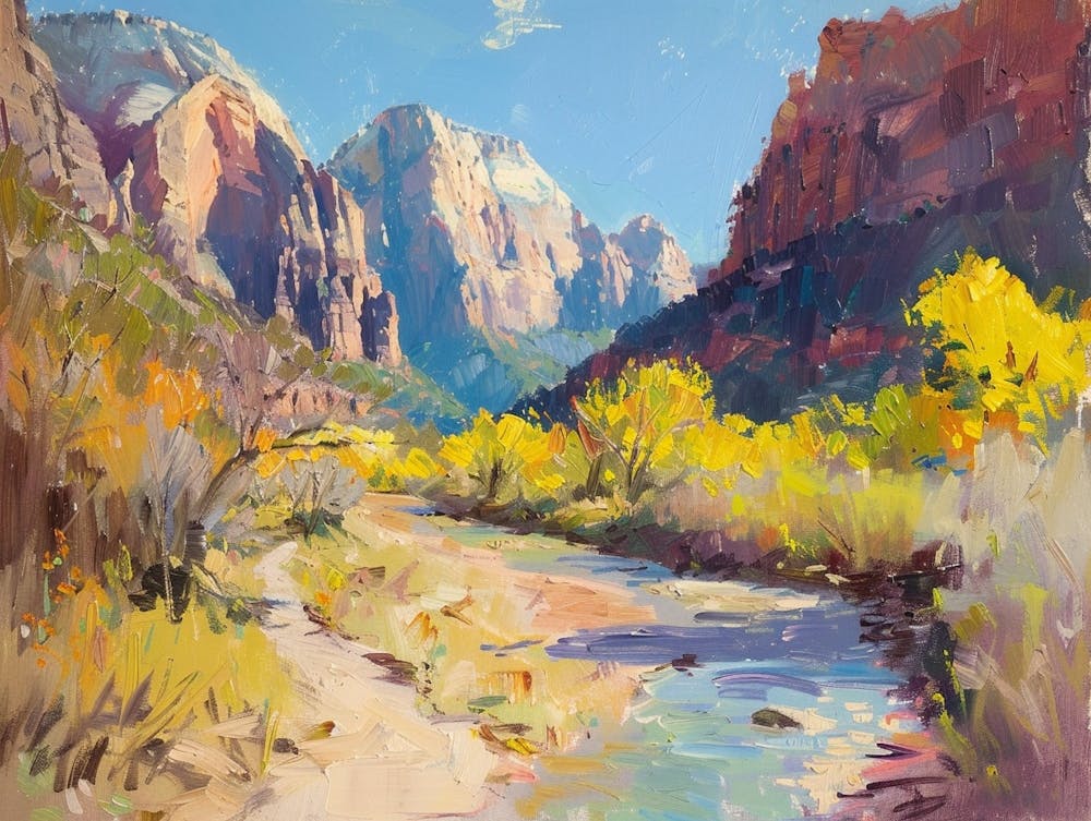 Western Landscapes Zion National Park Utah 3