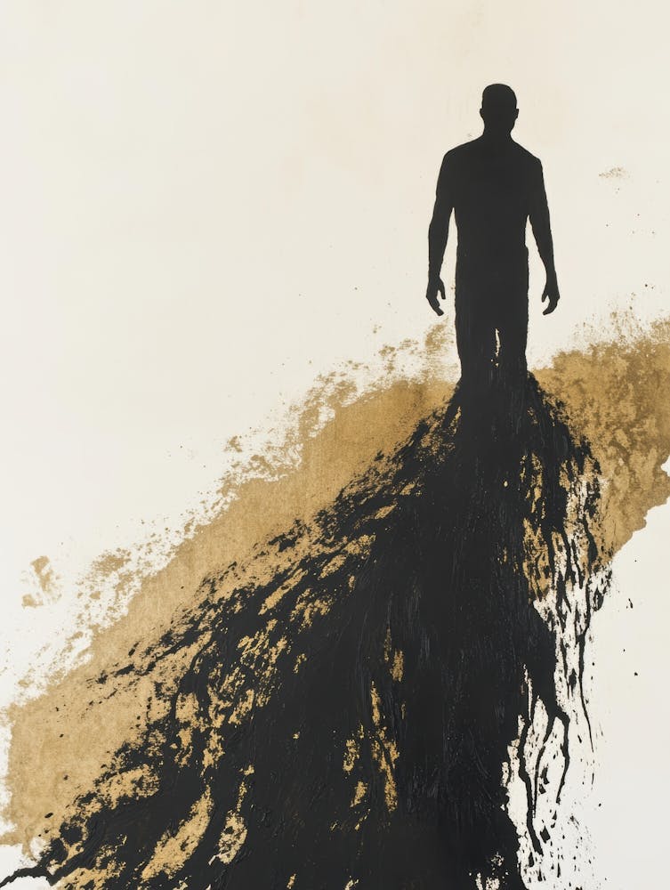 Man Walking In The Rain 1