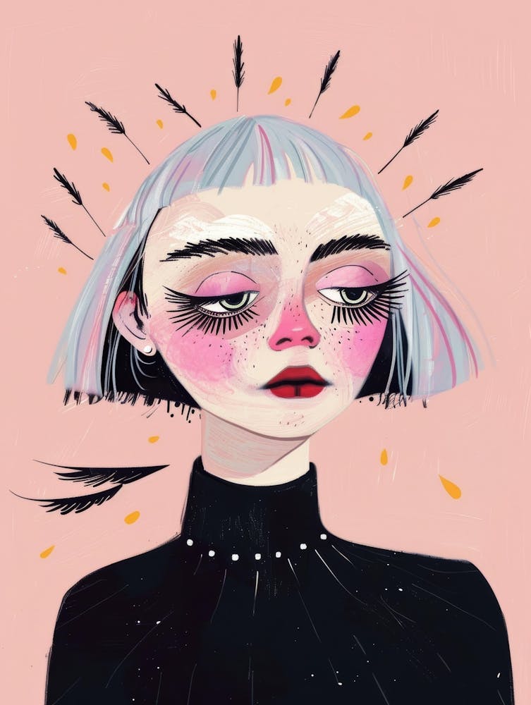 Girl With Feathers 4