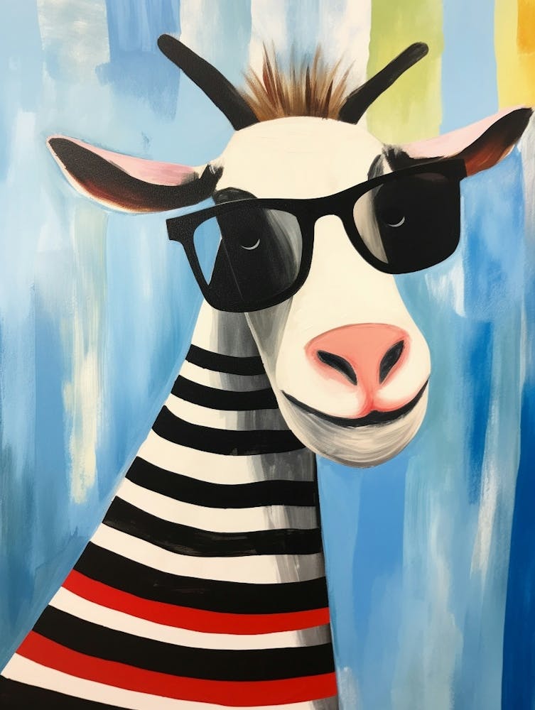 Little Goat 2 Wearing Sunglasses