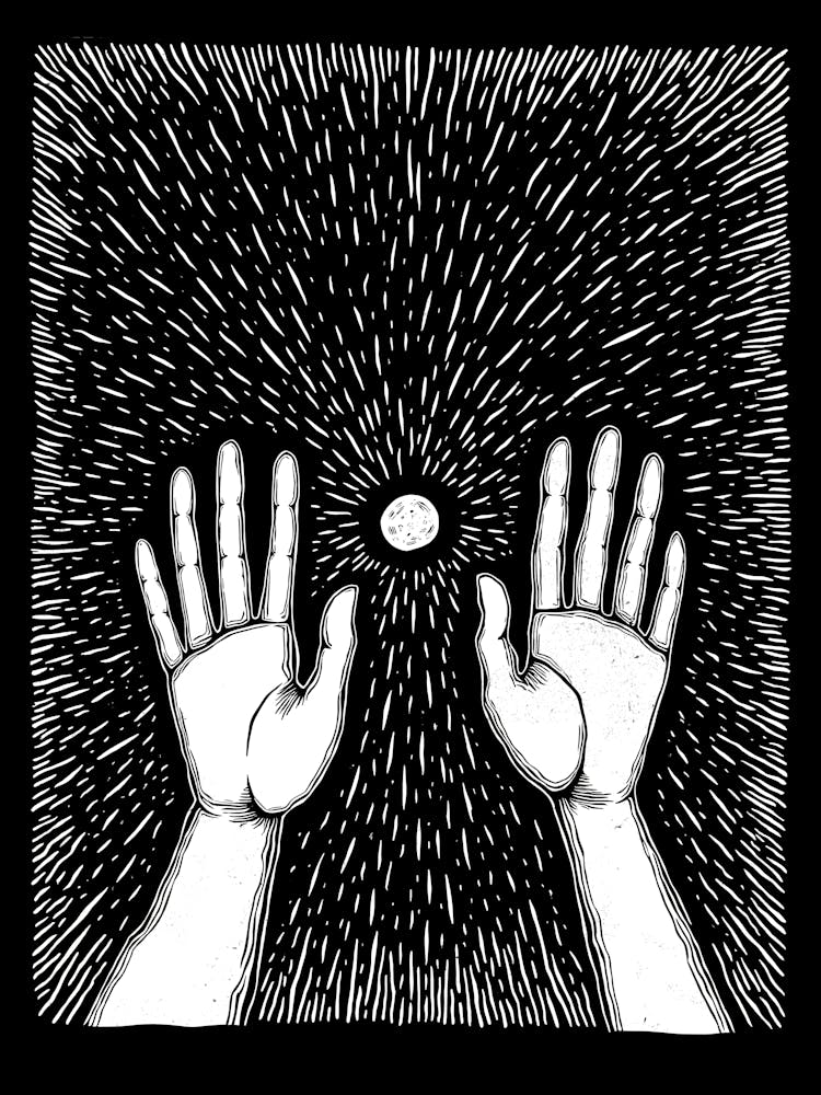 Hands Reaching For A Star