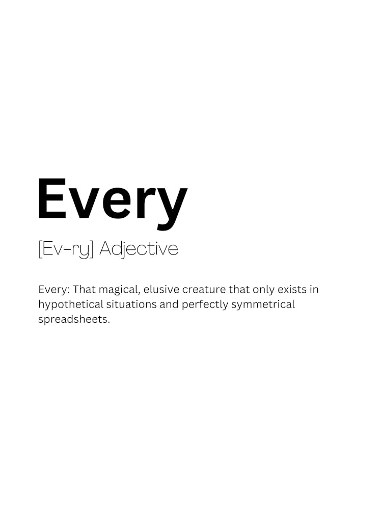 Every Definition Meaning